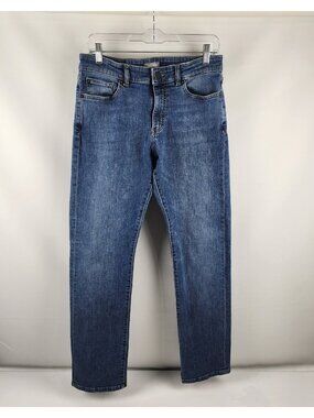 DL1961 Jeans Mens 32x31 Blue Avery Overpass Relaxed Straight Modern Denim